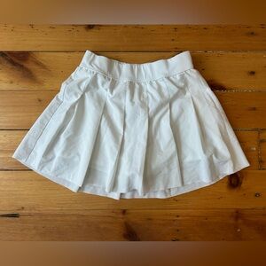 Fabletics small white tennis skirt with built in shorts